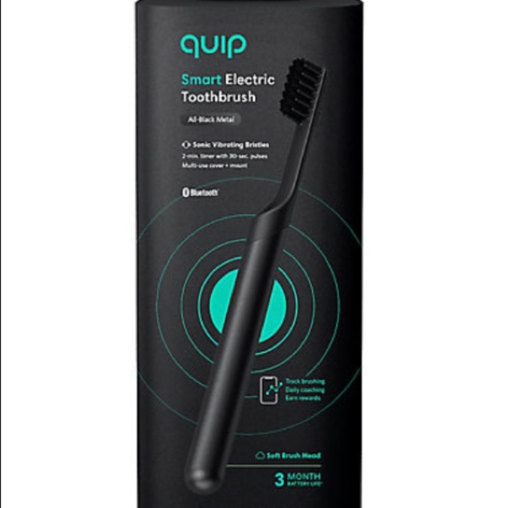Black Quip Bluetooth Electric Toothbrush BNIB